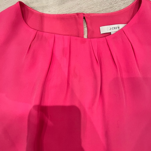 JCREW Pink silk blouse - Picture 2 of 8
